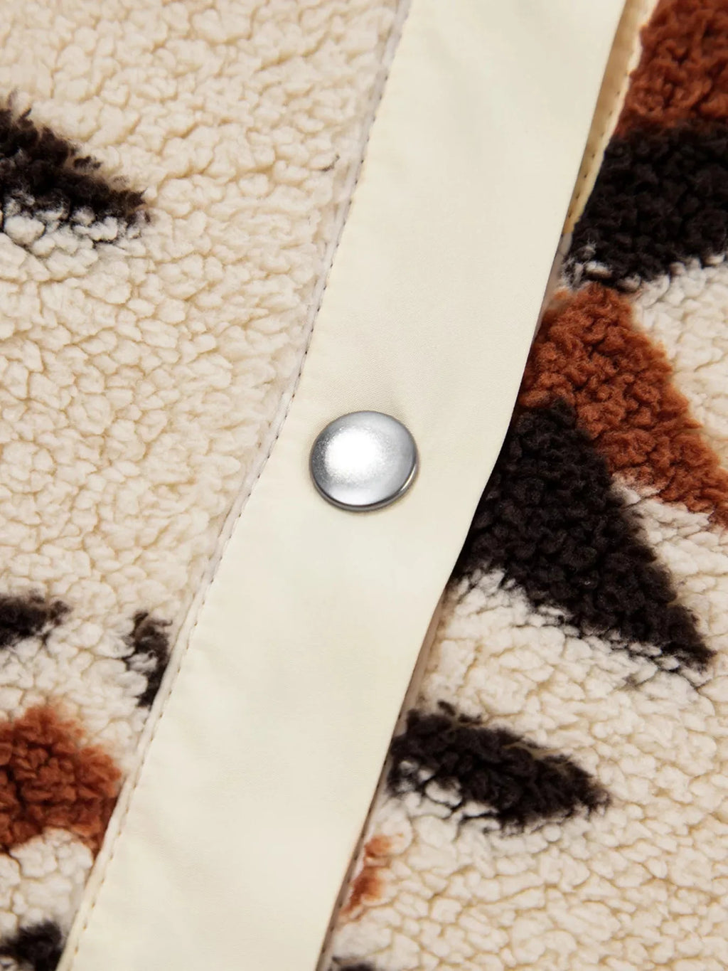 Tasia Western Aztec Half Zip Plush Sweatshirt