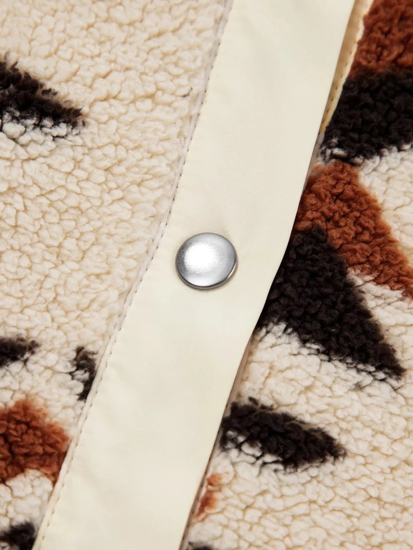 Tasia Western Aztec Half Zip Plush Sweatshirt