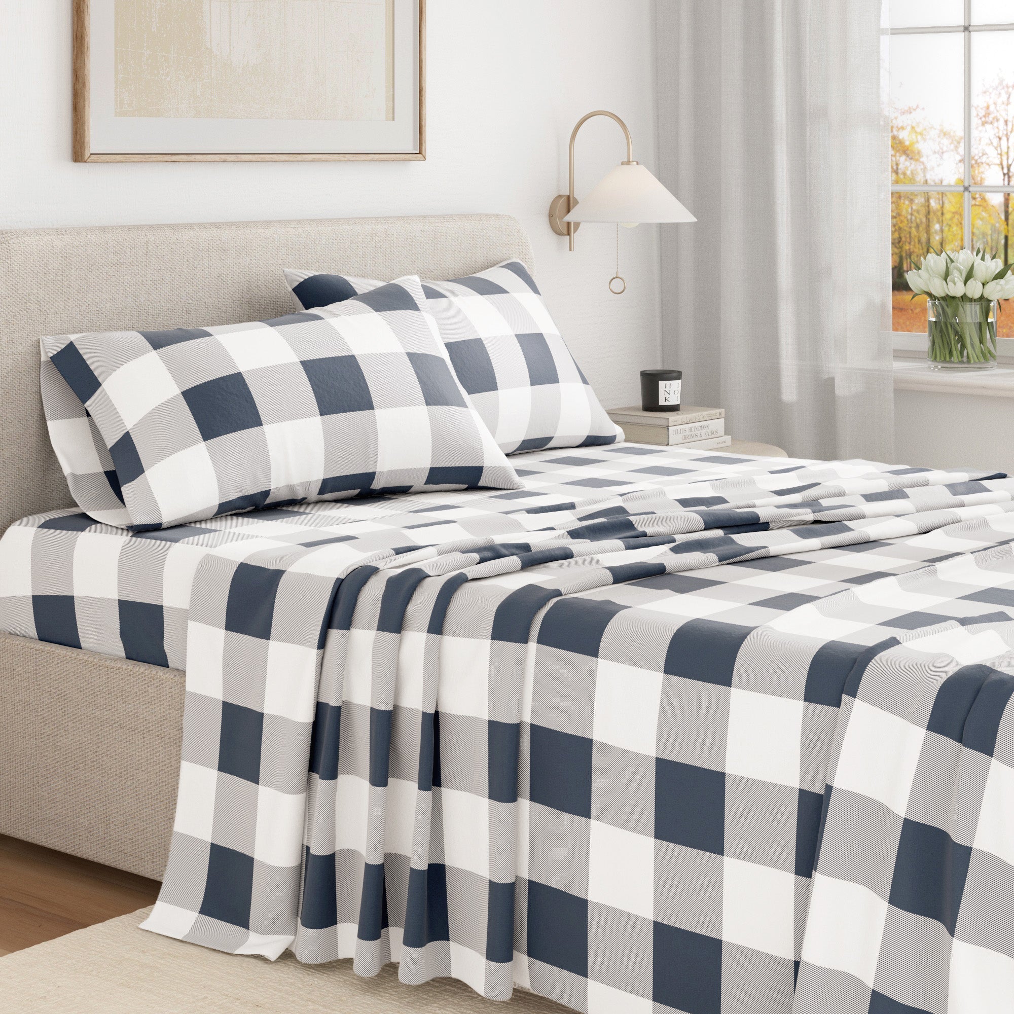 Turkish Cotton Flannel Sheet - Belle Collection - Rustic Avenue