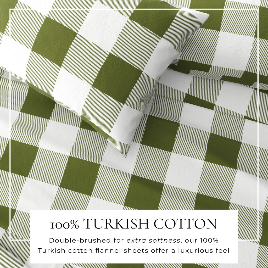 Turkish Cotton Flannel Sheet - Belle Collection - Rustic Avenue