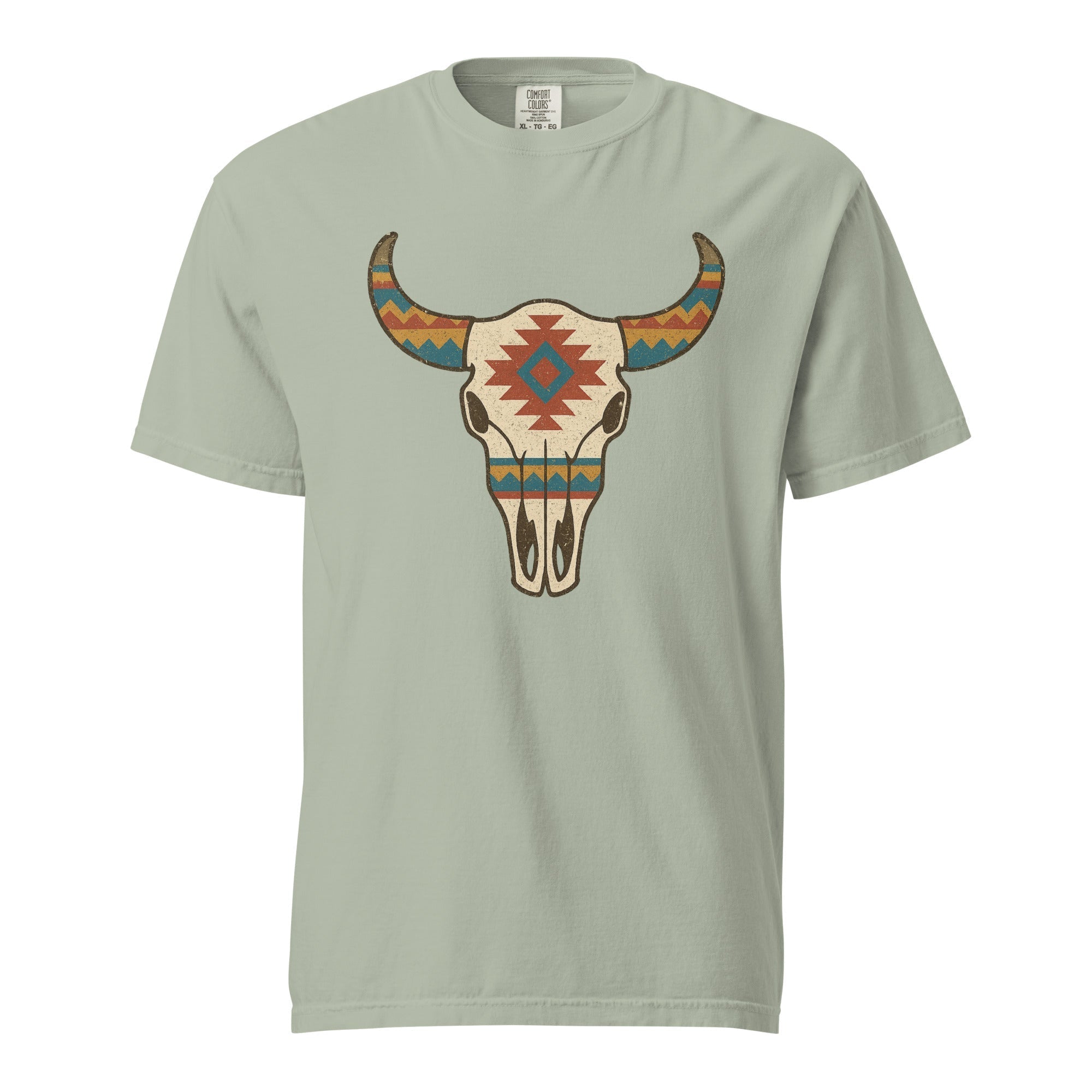 Tribal Cow Skull Tee