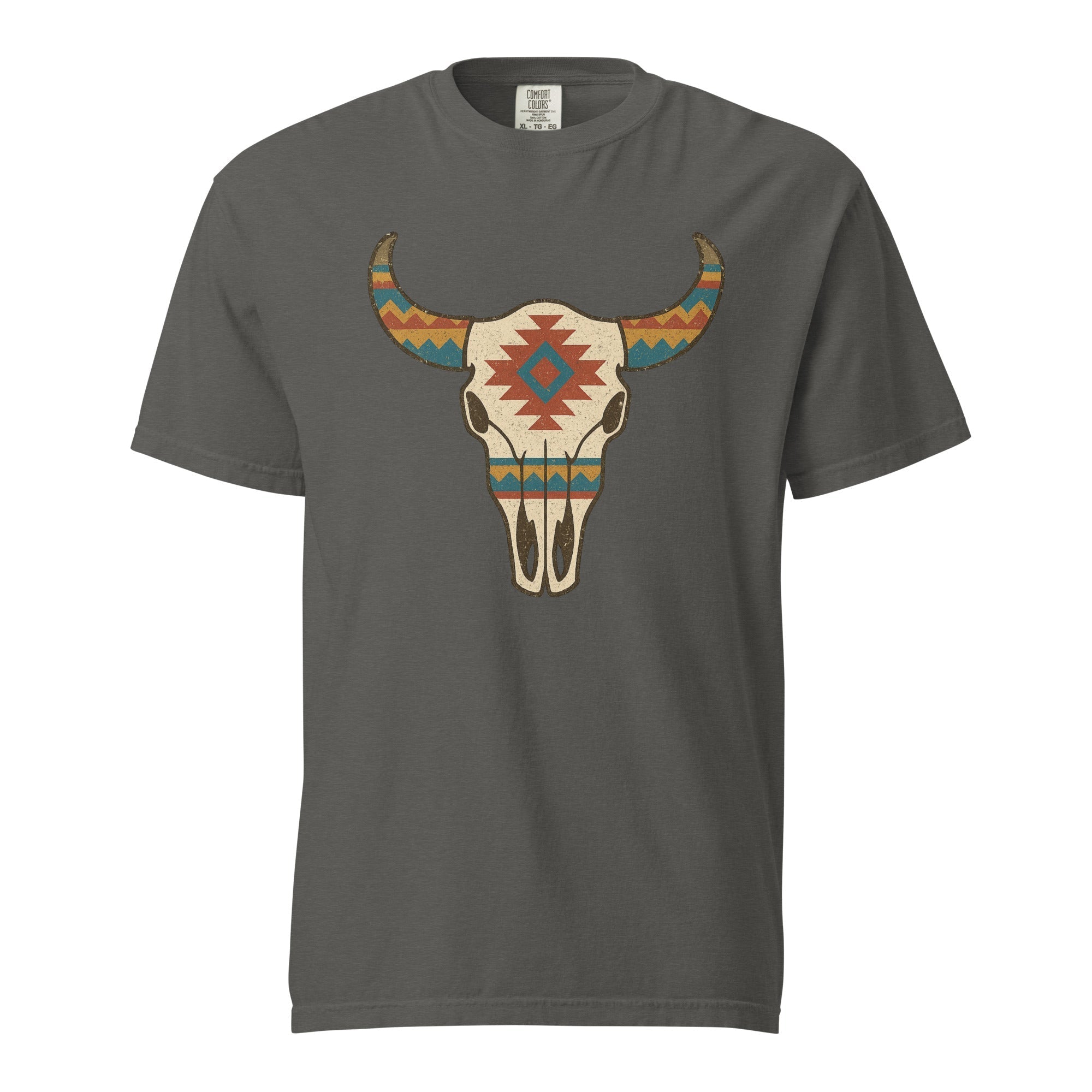 Tribal Cow Skull Tee