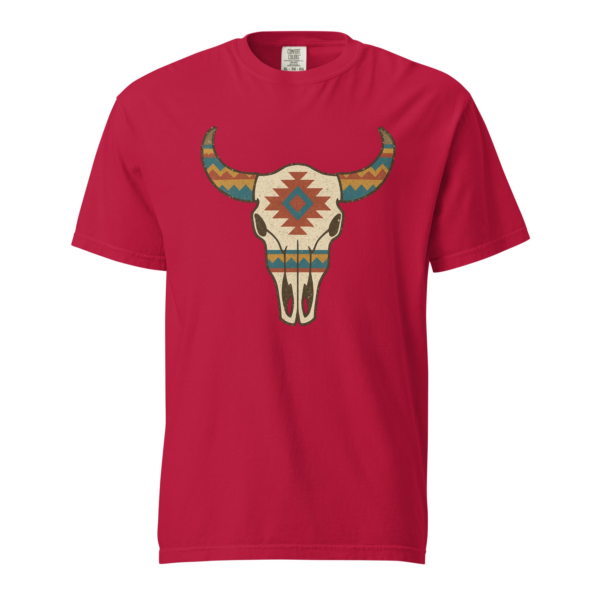 Tribal Cow Skull Tee