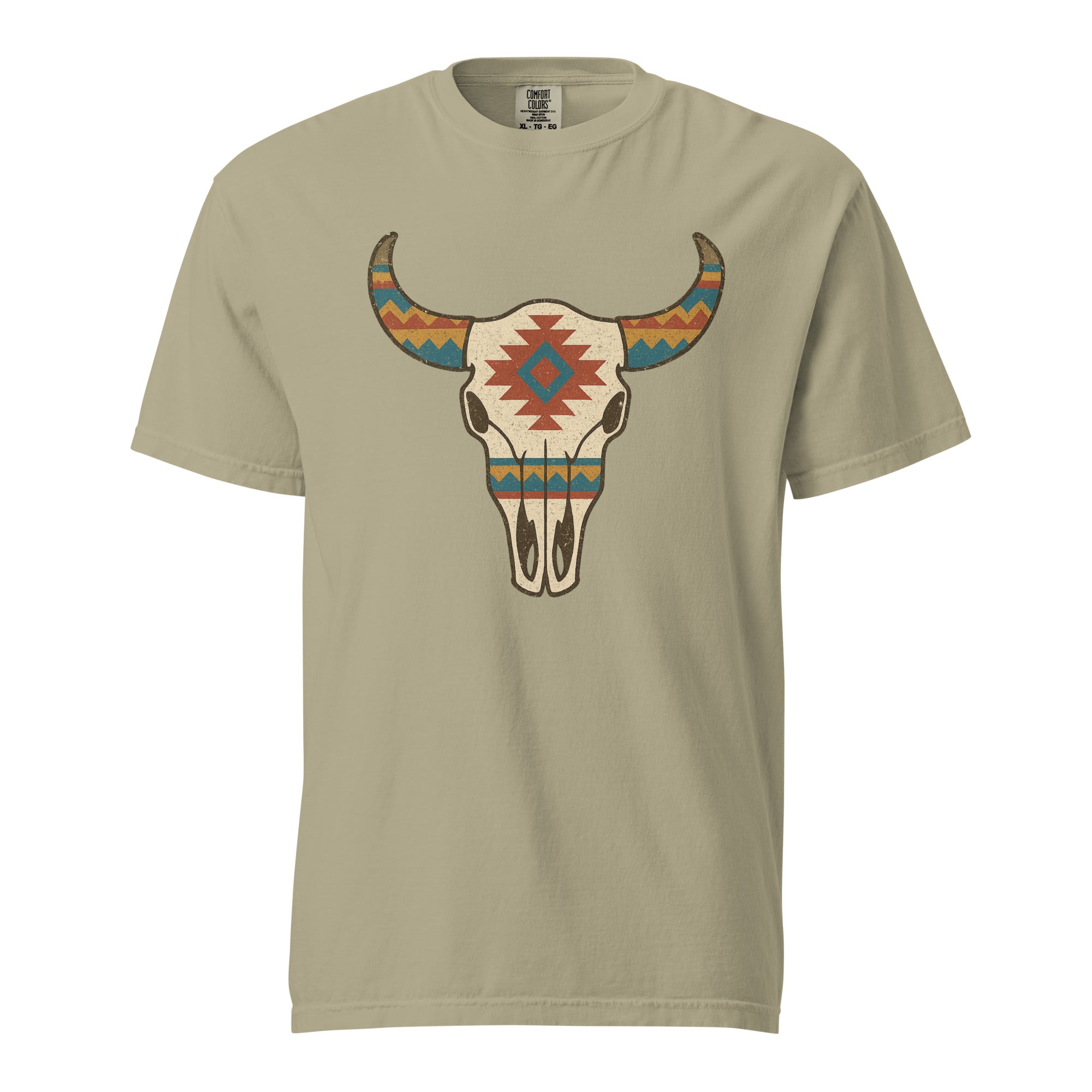 Tribal Cow Skull Tee
