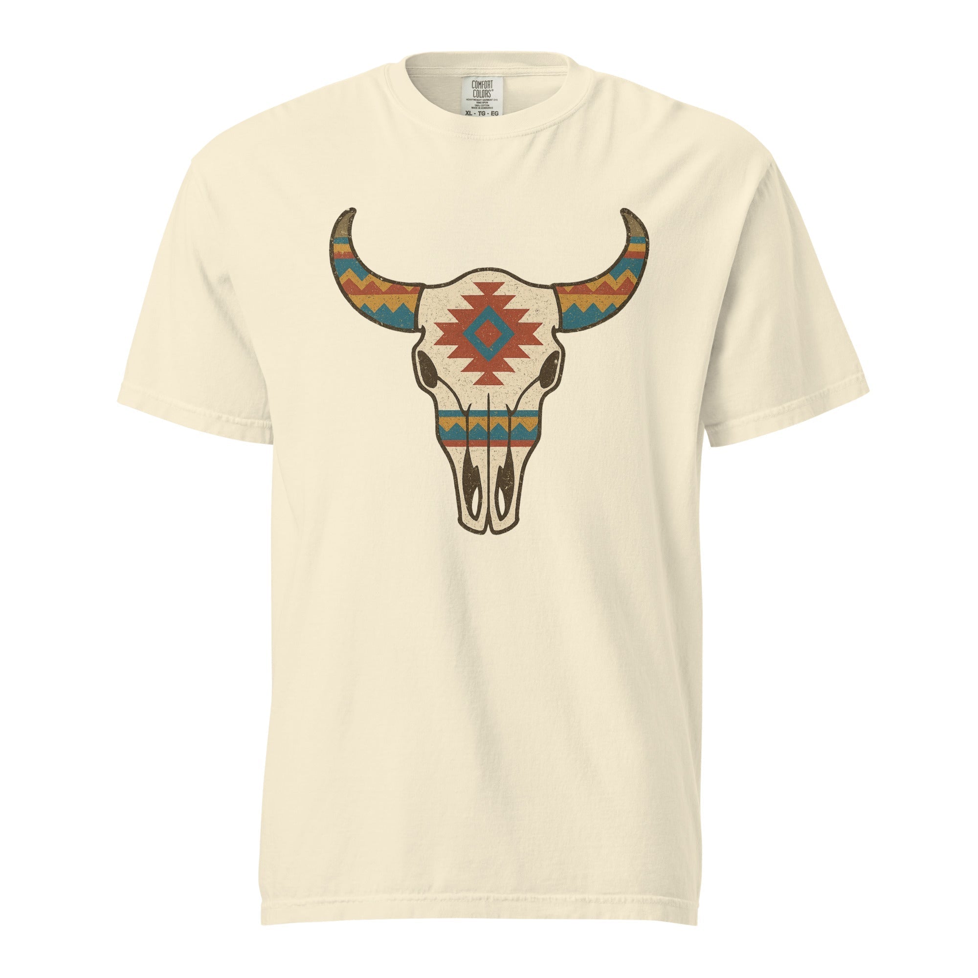 Tribal Cow Skull Tee