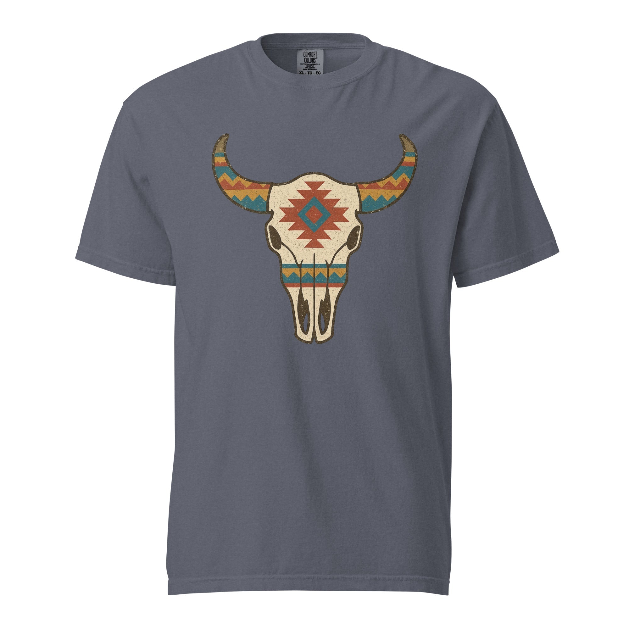 Tribal Cow Skull Tee