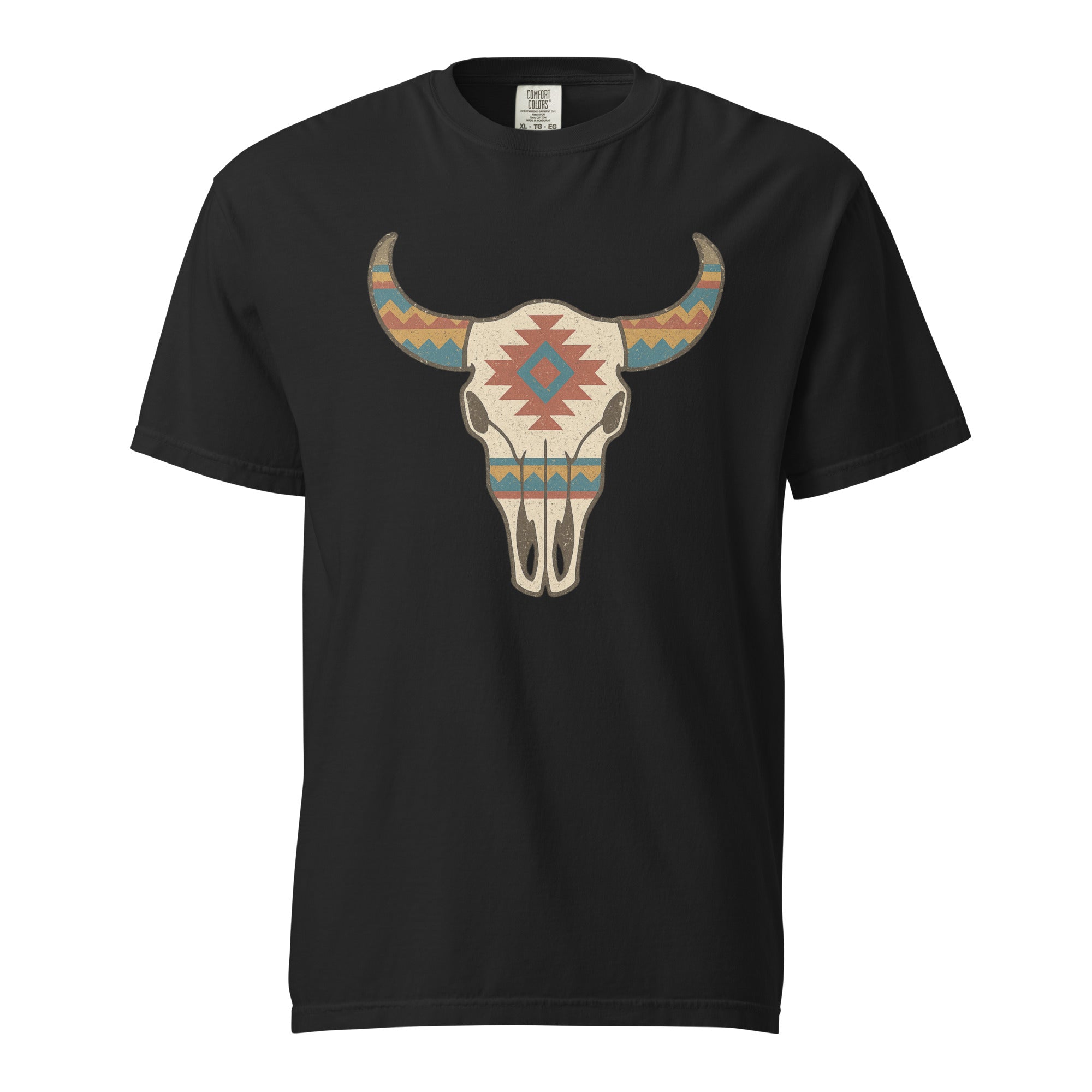Tribal Cow Skull Tee