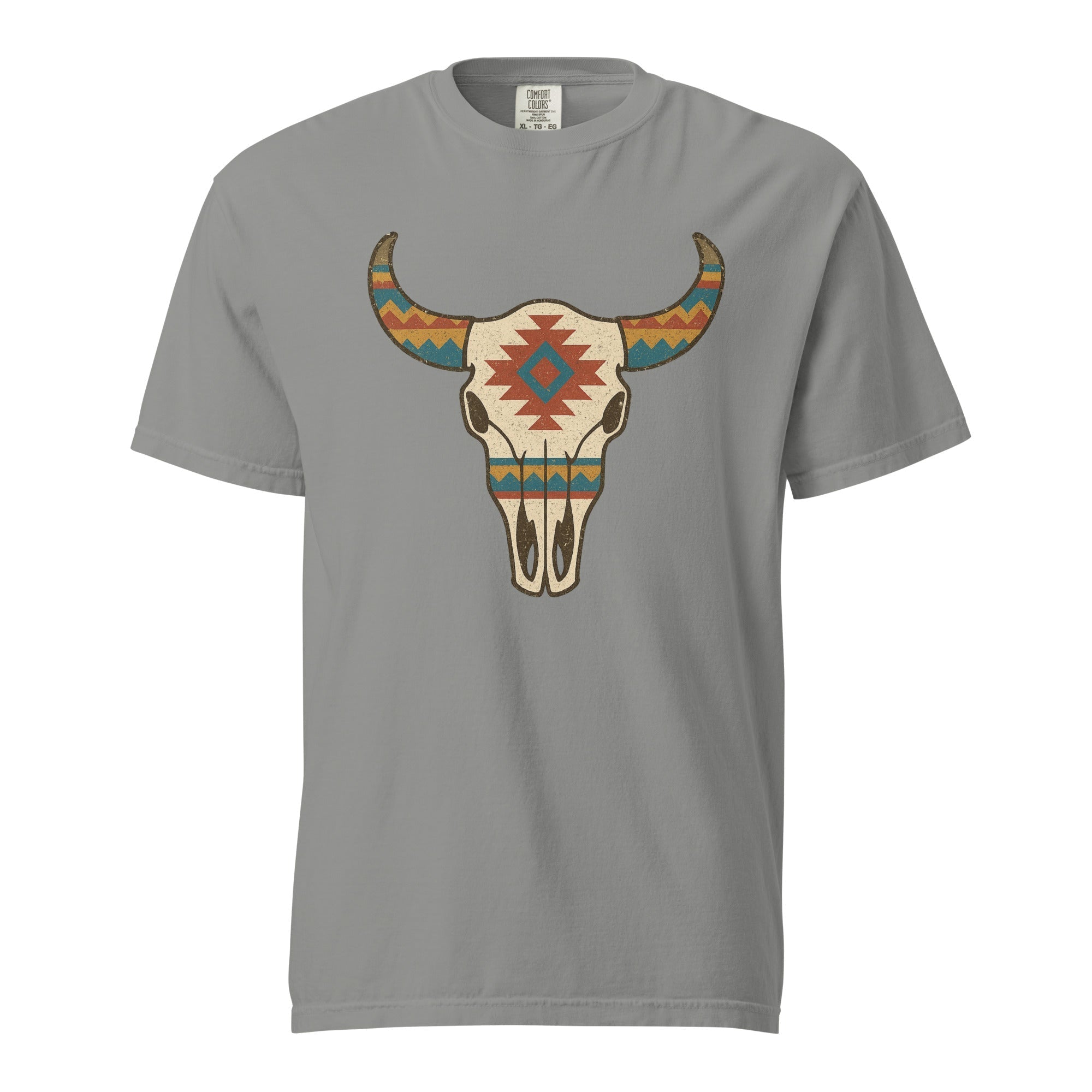 Tribal Cow Skull Tee