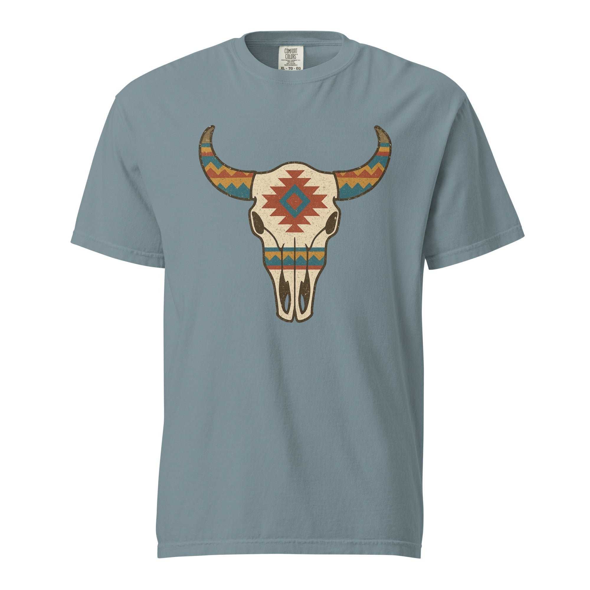 Tribal Cow Skull Tee