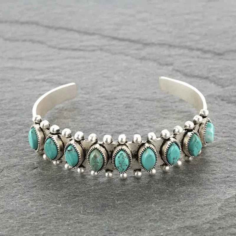 Turquoise Open Bracelet - 6 Styles