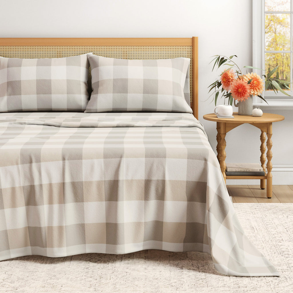Turkish Cotton Flannel Sheet - Belle Collection - Rustic Avenue