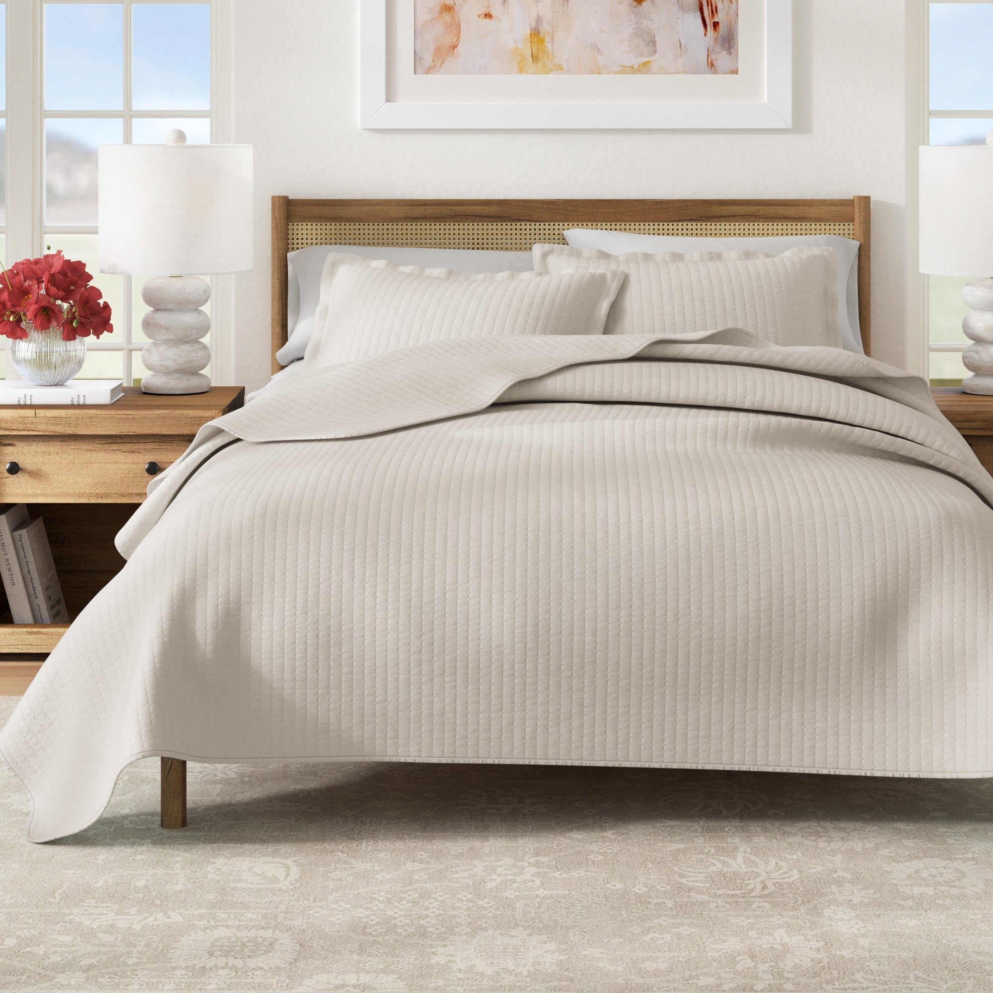 3 - Piece Solid Quilt - Alicia Collection - Rustic Avenue