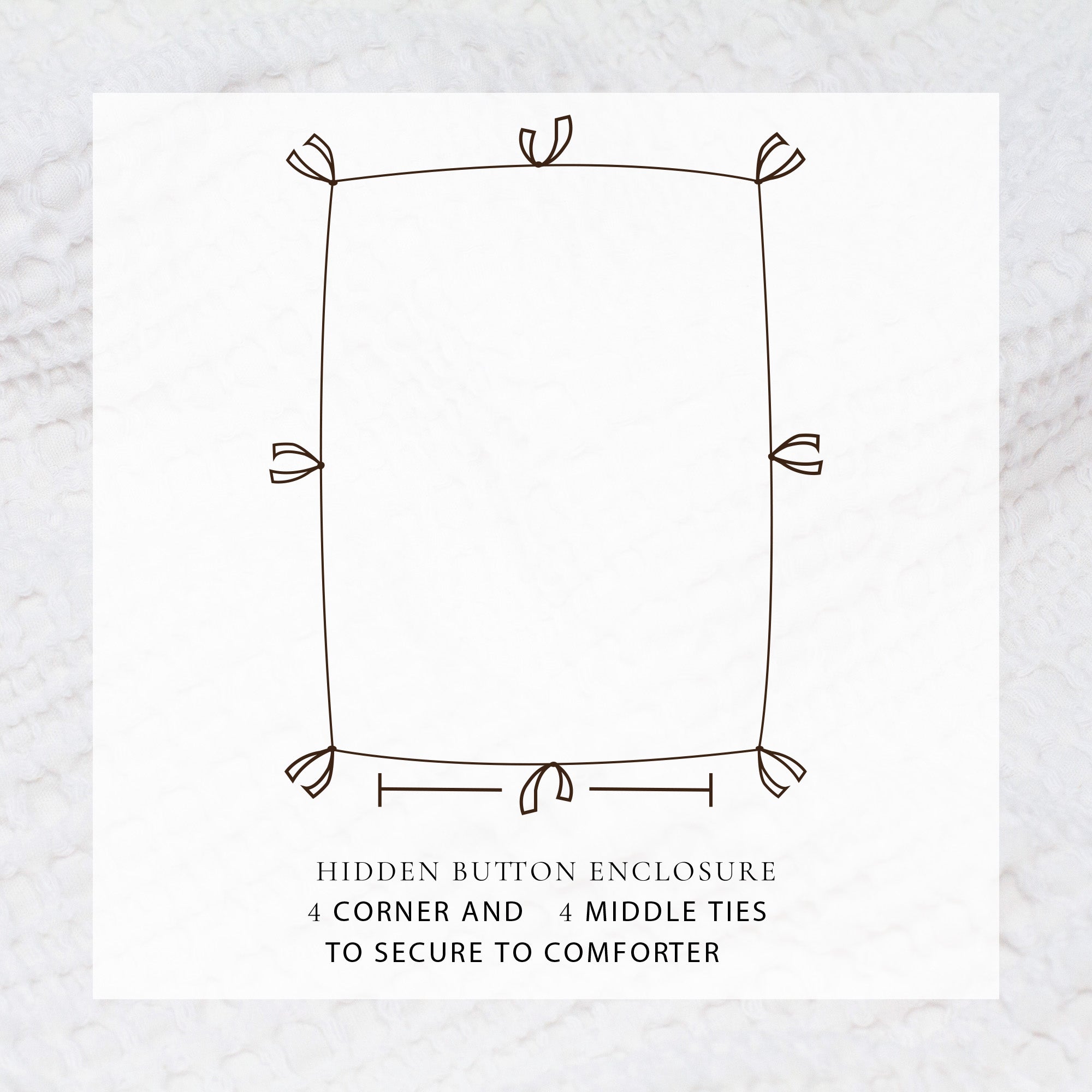 100% Cotton Honeycomb Waffle Duvet Set - Mattea Collection - Rustic Avenue