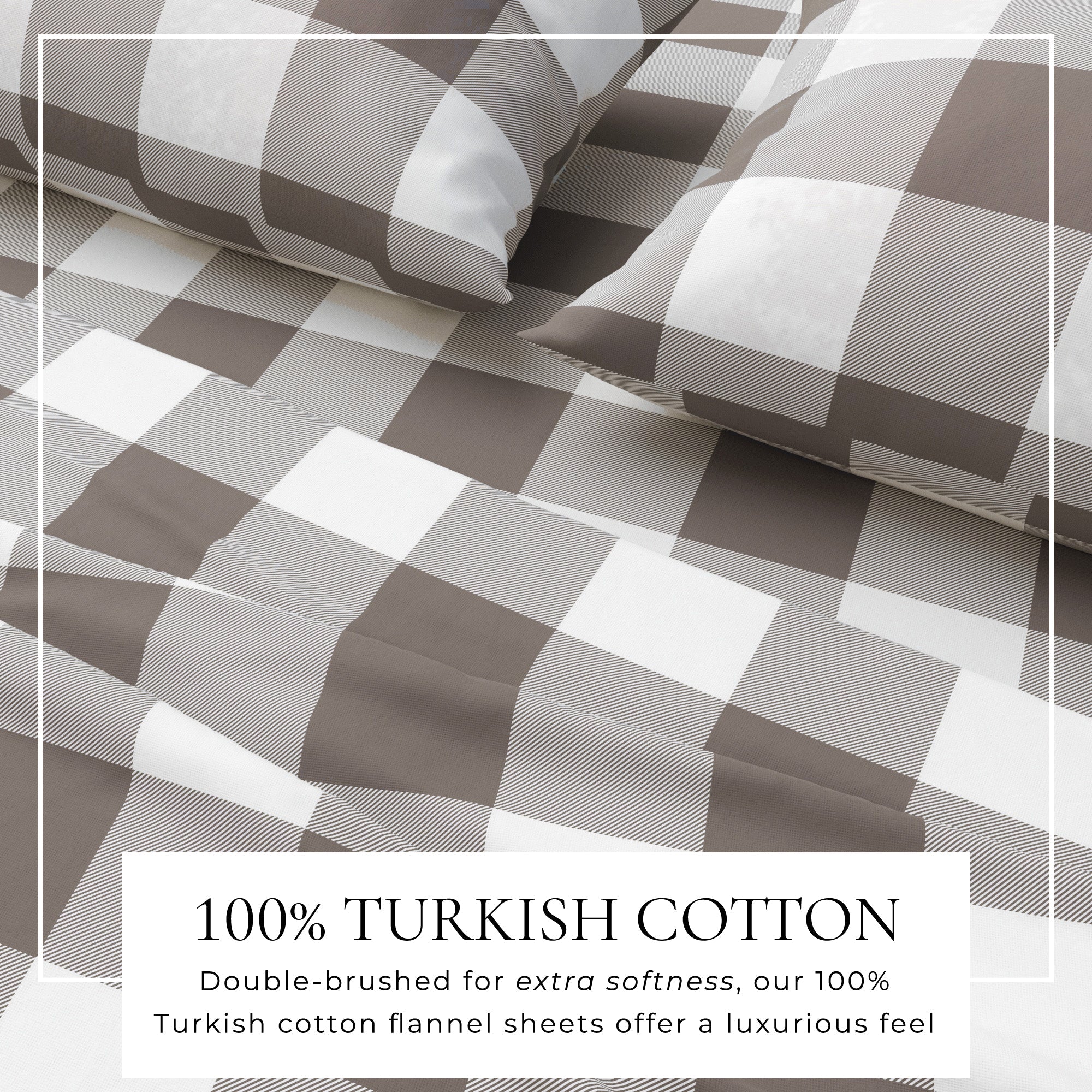 Turkish Cotton Flannel Sheet - Belle Collection - Rustic Avenue