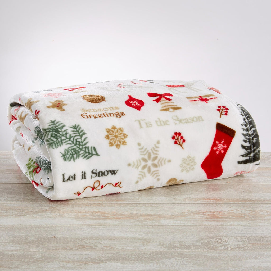 Velvet Throw Blanket - Pearl Collection - Rustic Avenue