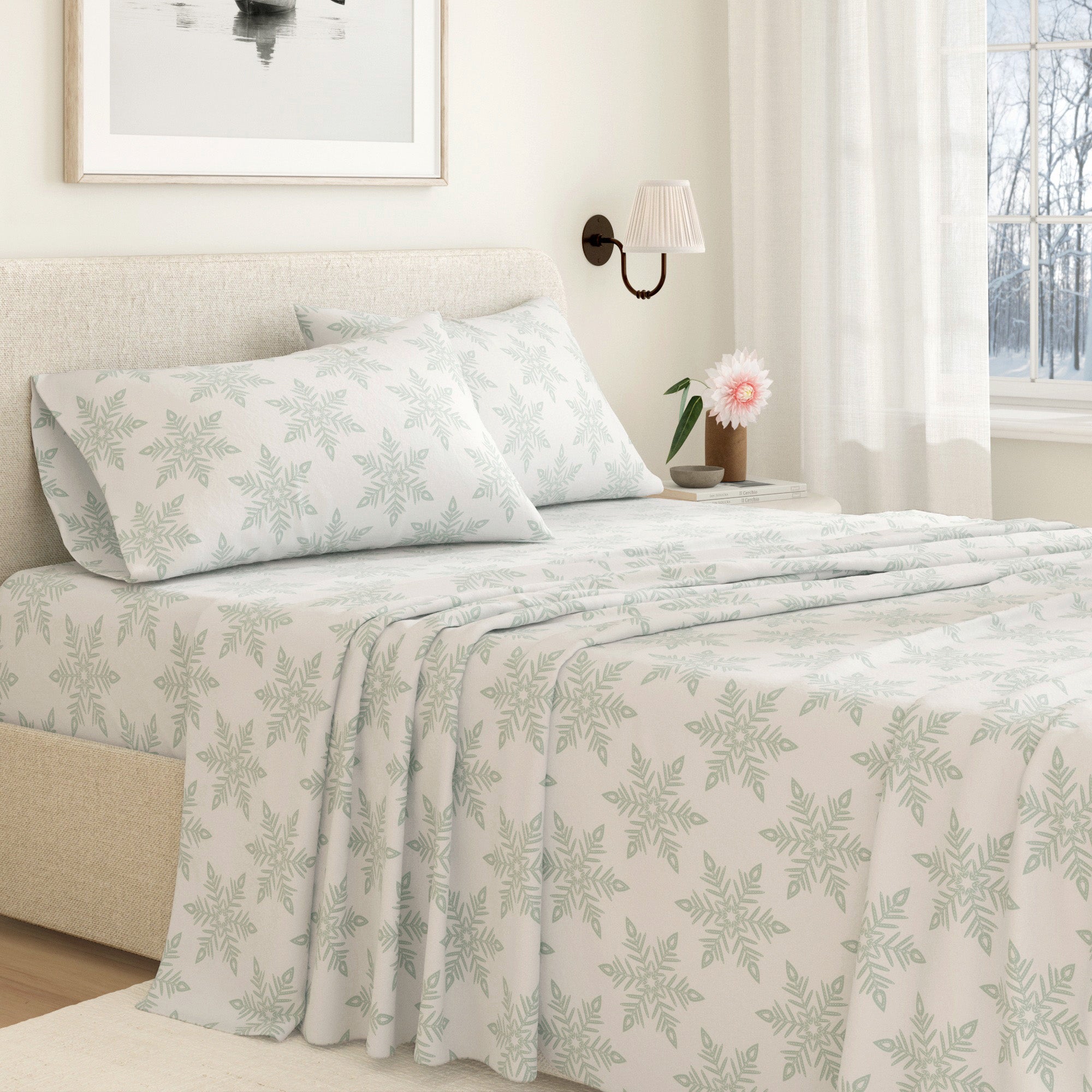 Turkish Cotton Flannel Sheet - Belle Collection - Rustic Avenue