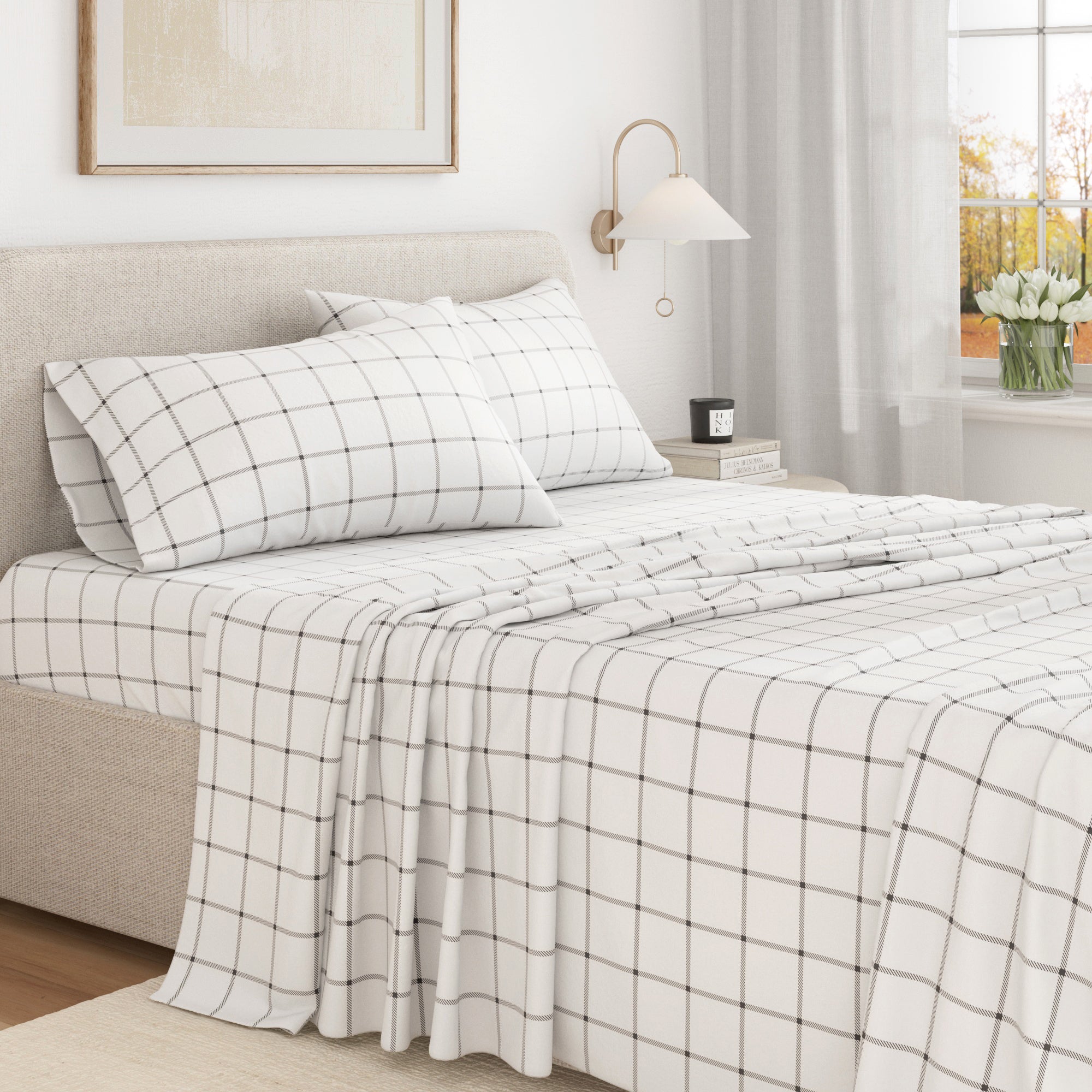 Turkish Cotton Flannel Sheet - Belle Collection - Rustic Avenue