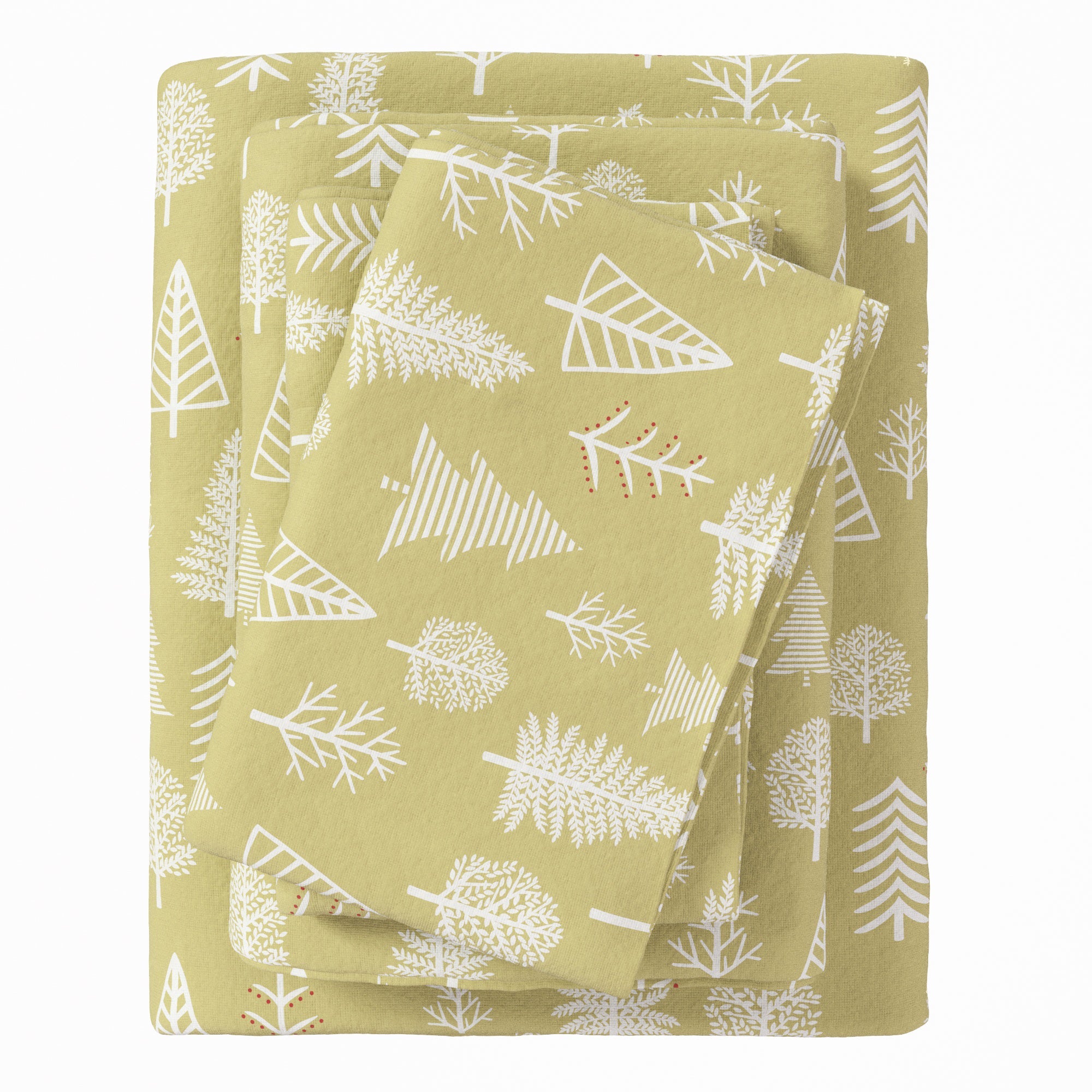 4 - Piece Turkish Cotton Flannel Sheet - Lakeview Collection - Rustic Avenue